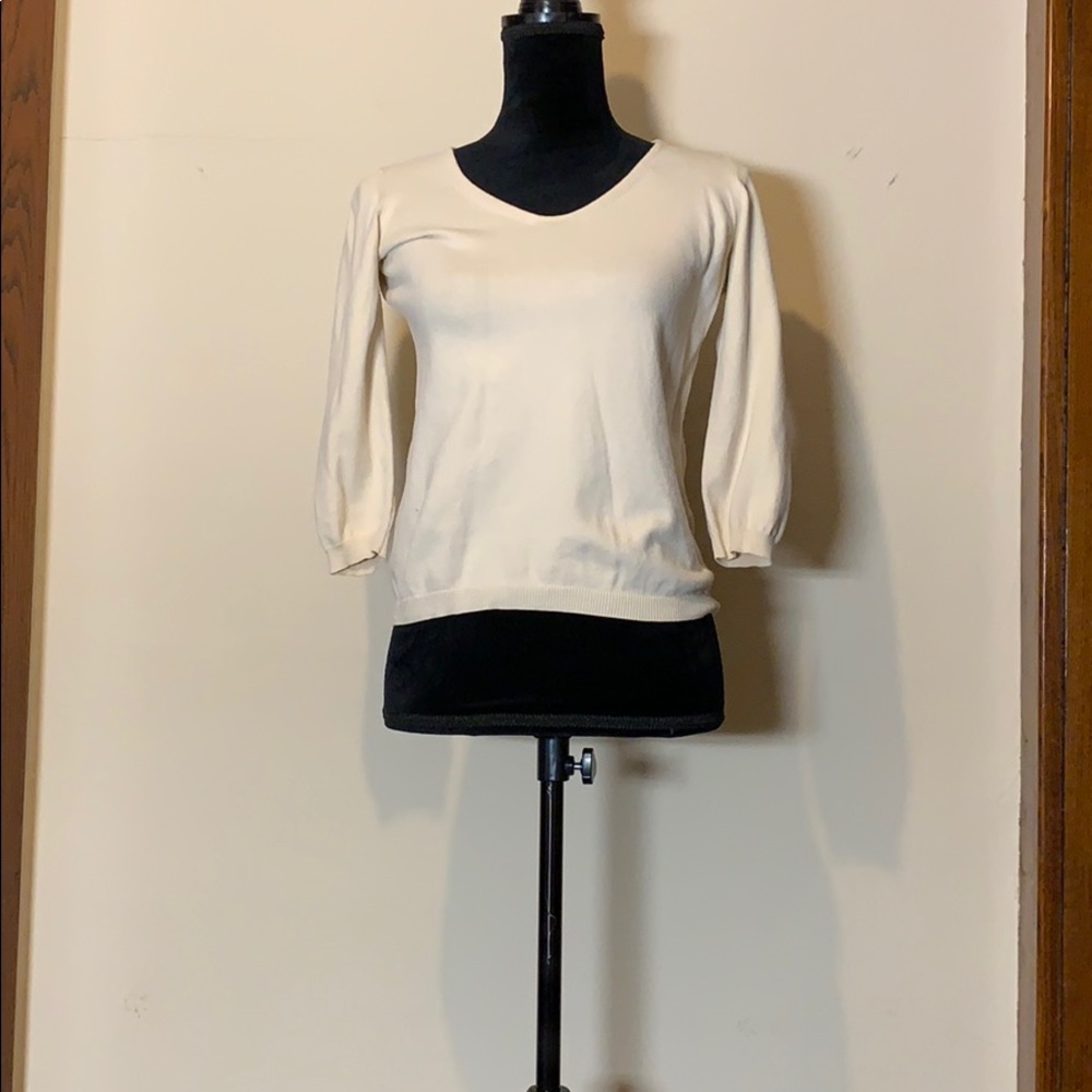Armani Collezioni cream sweater, IT42